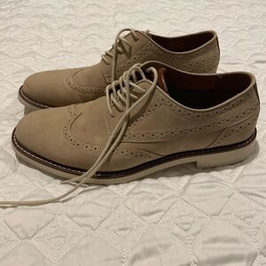 Tommy Hilfiger Tan Oxford Shoes with Broguing